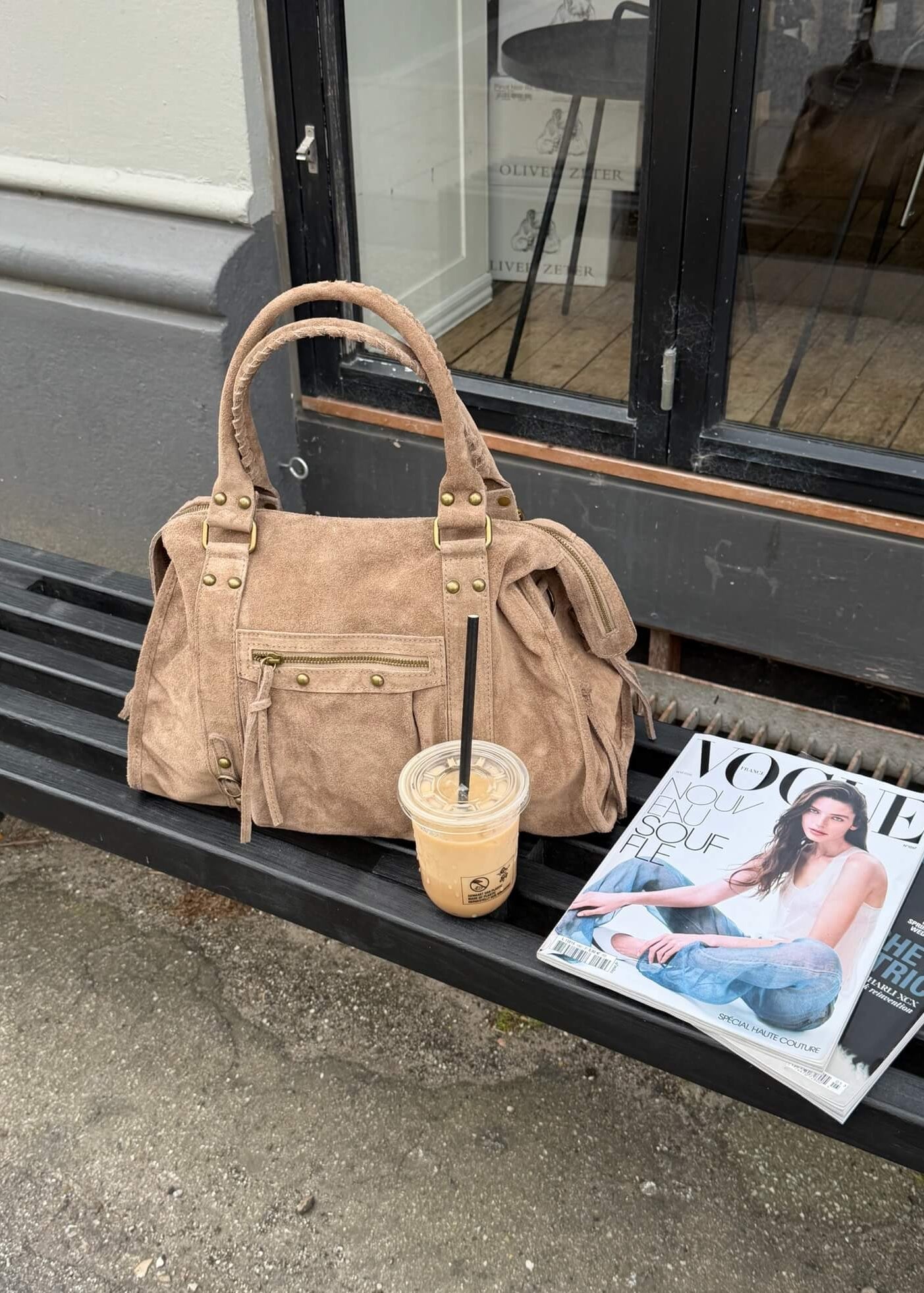 Paris Ruskind Taske - Taupe - ByStenholt.dk