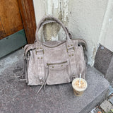 Paris Ruskind Taske - Taupe - ByStenholt.dk