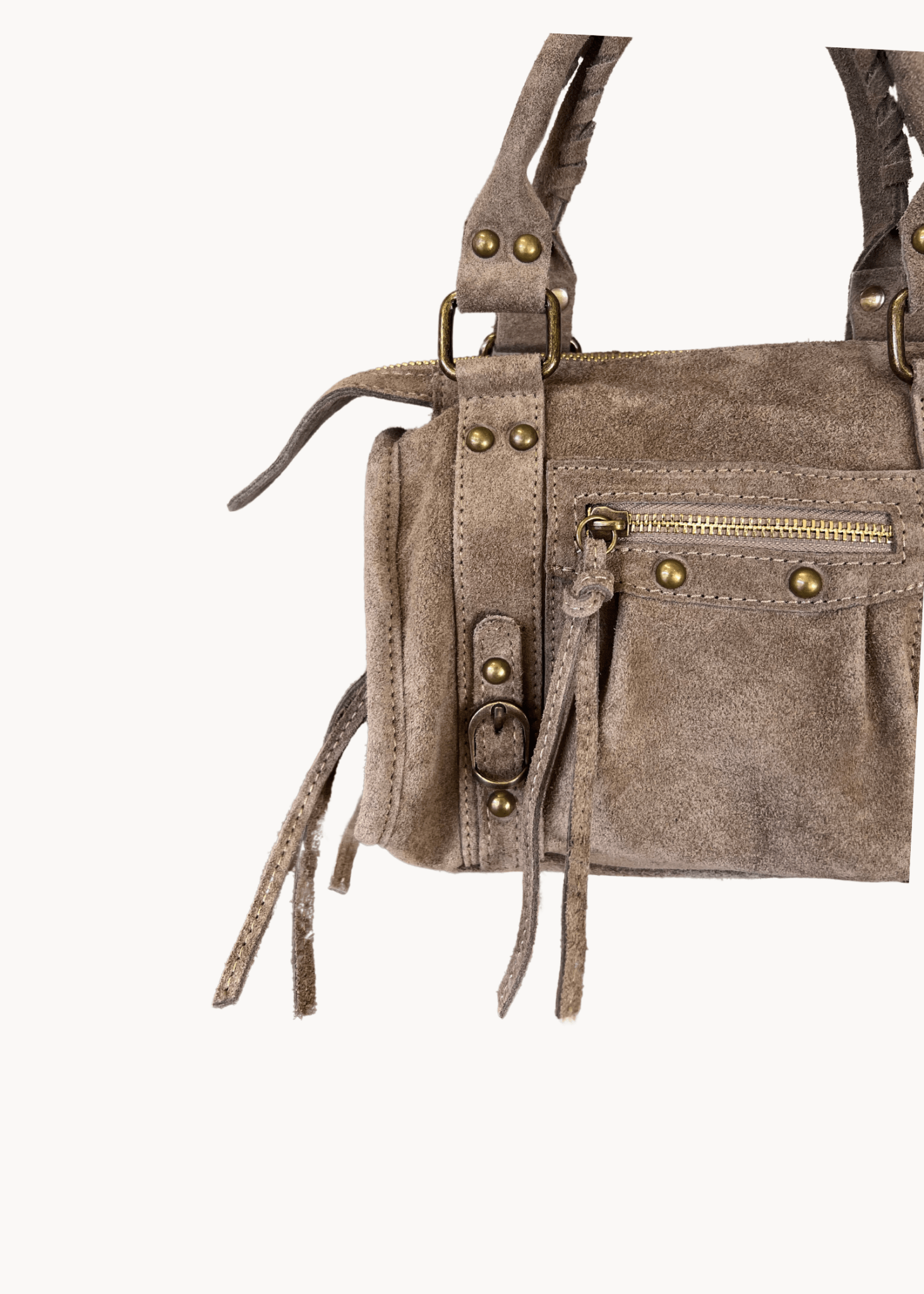 Paris Ruskind Taske - Taupe - ByStenholt.dk