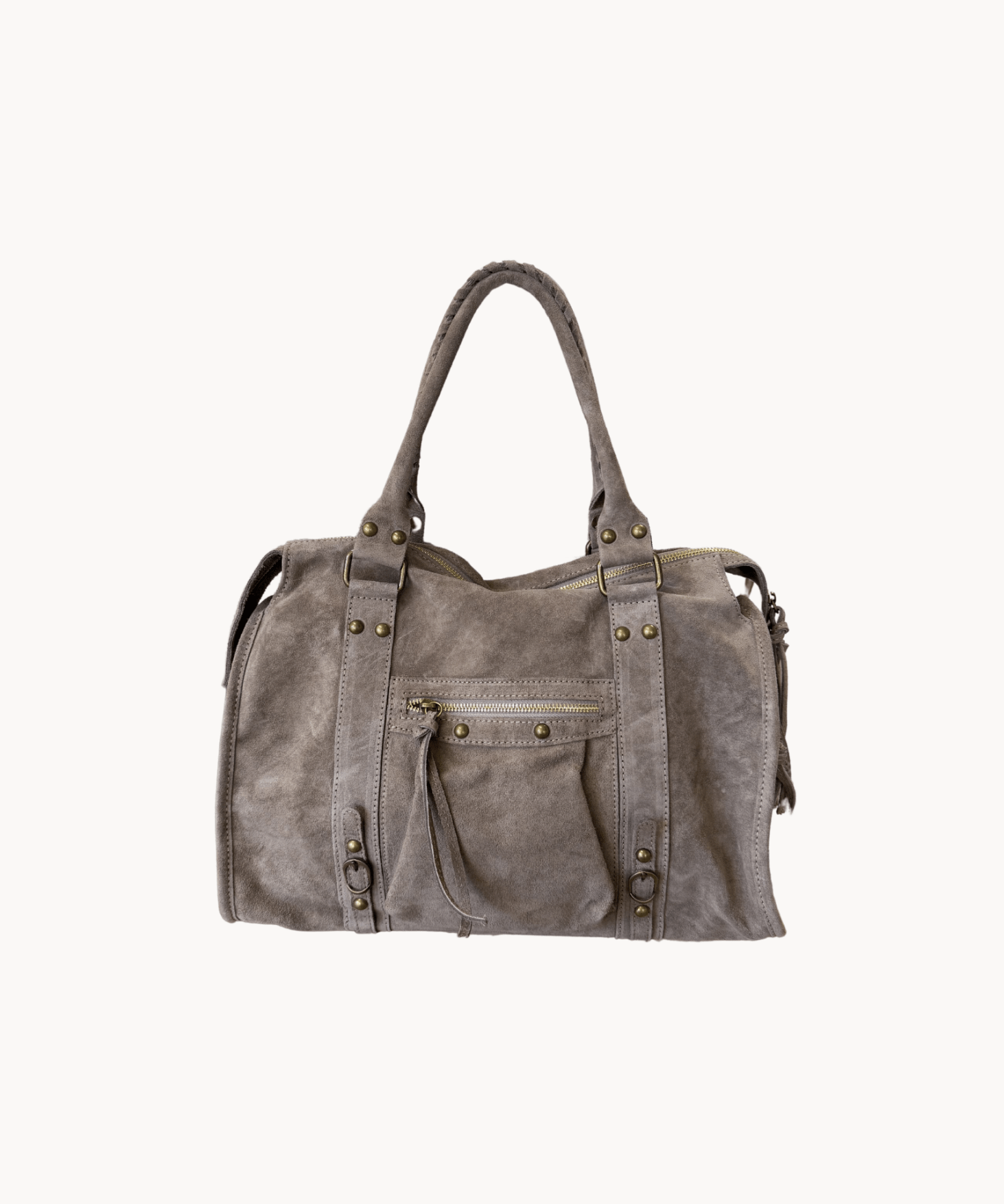 Paris Ruskind Taske - Taupe - ByStenholt.dk