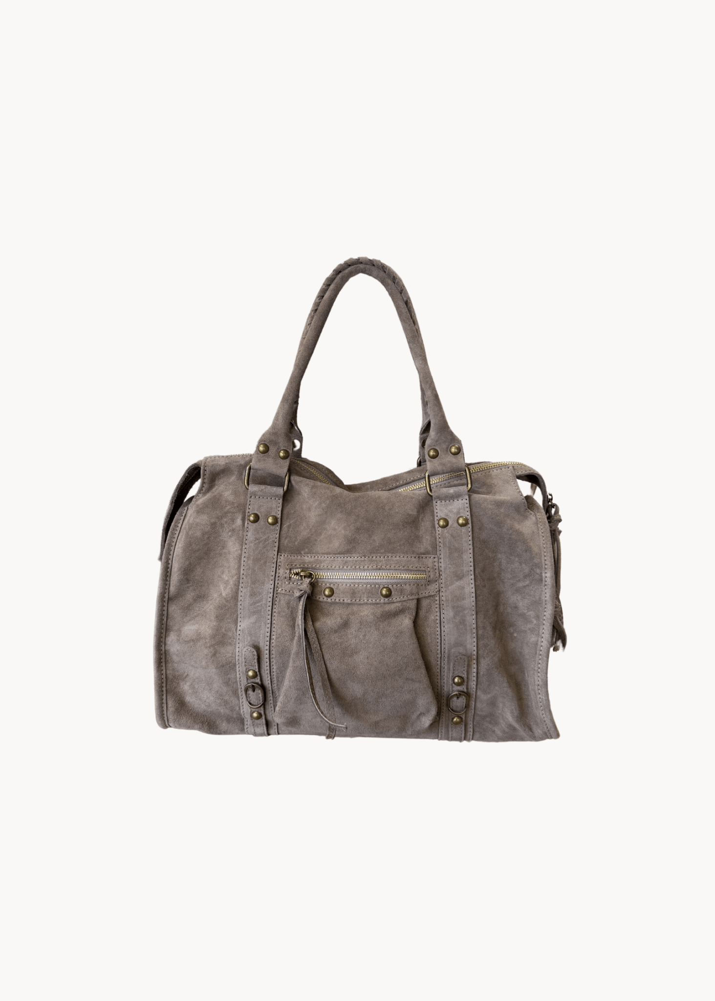 Paris Ruskind Taske - Taupe - ByStenholt.dk