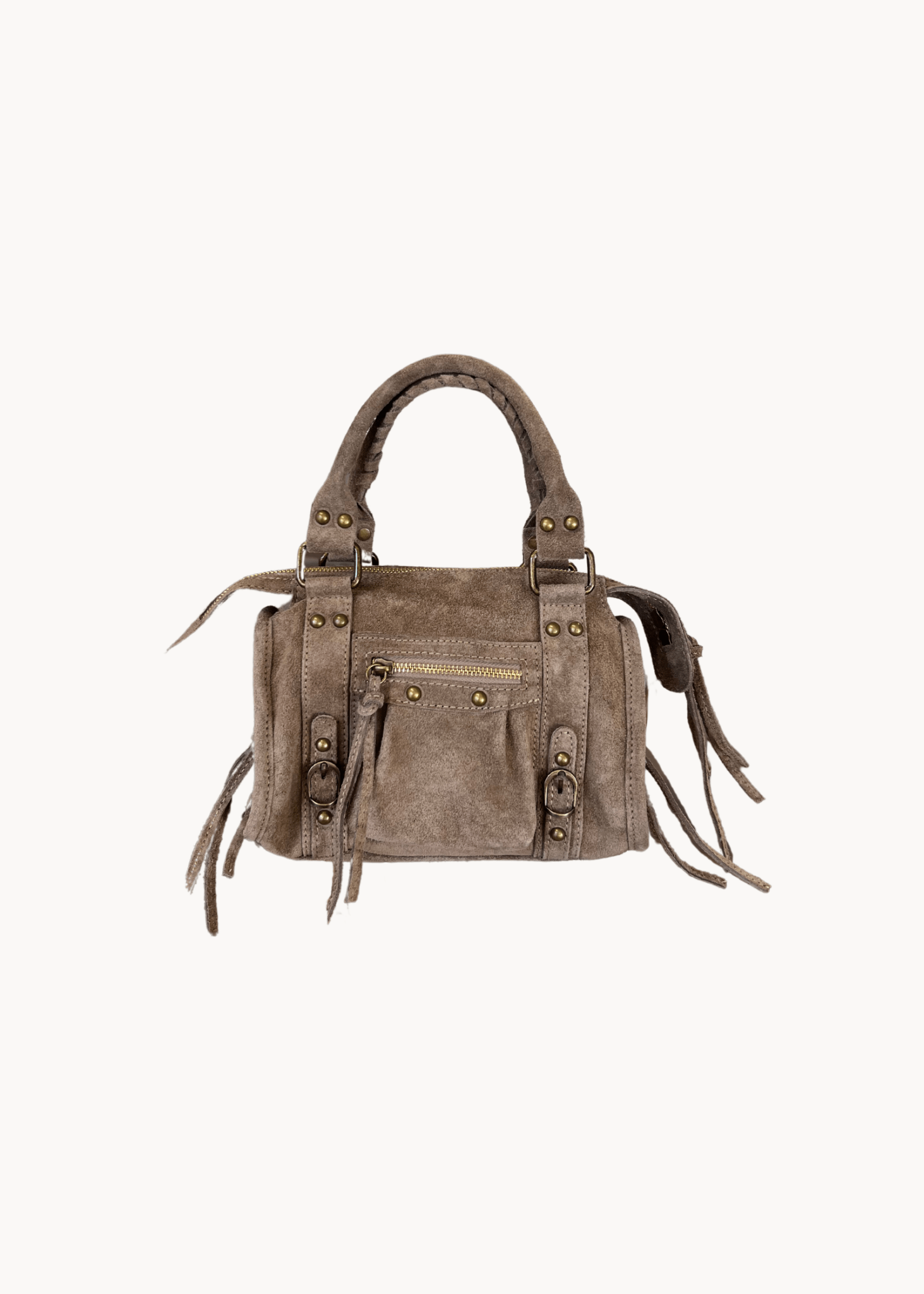 Paris Ruskind Taske - Taupe - ByStenholt.dk