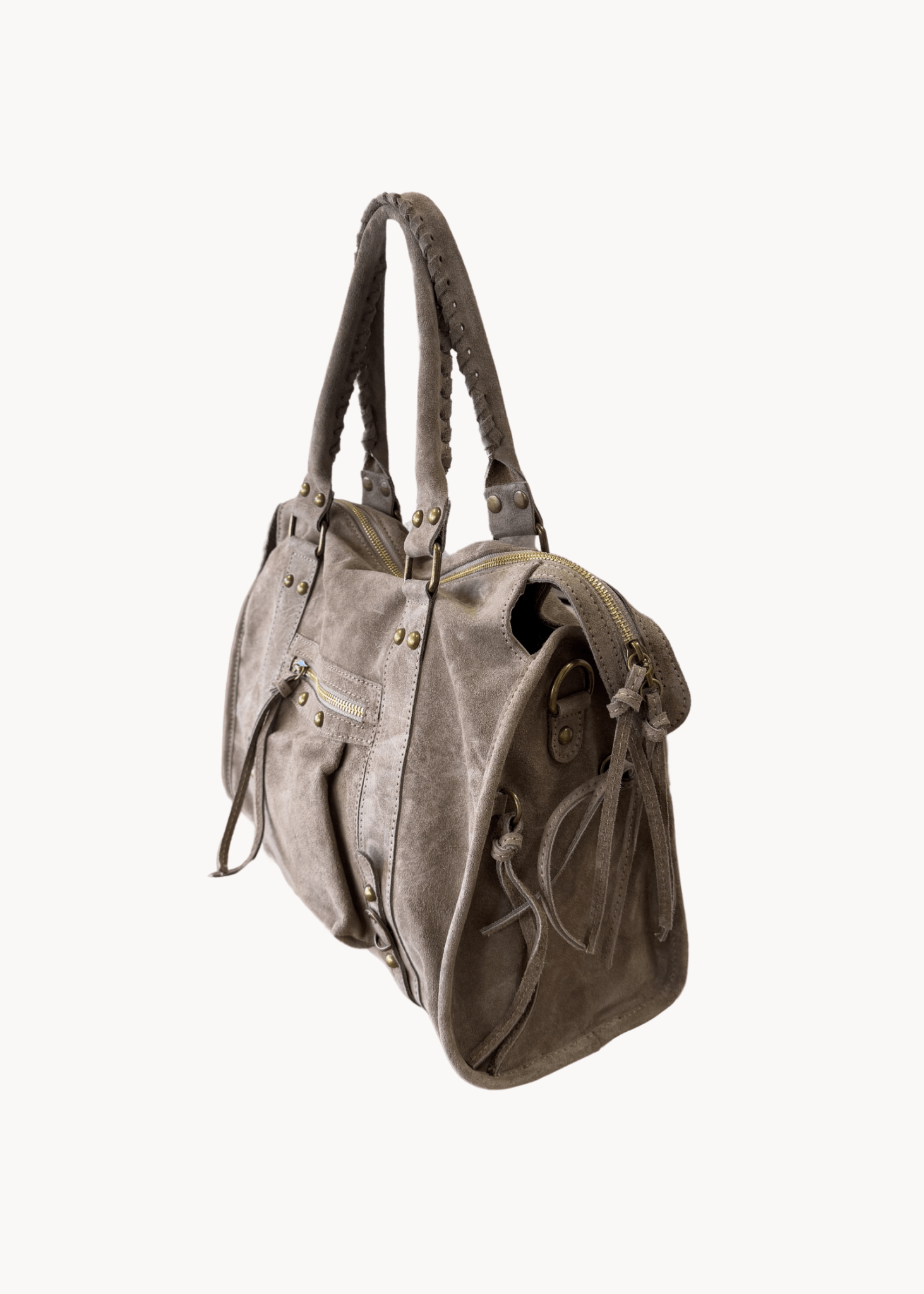 Paris Ruskind Taske - Taupe - ByStenholt.dk