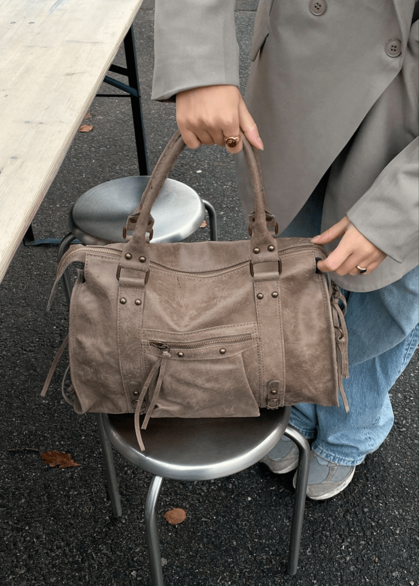 Paris Taske - Brun - ByStenholt.dk