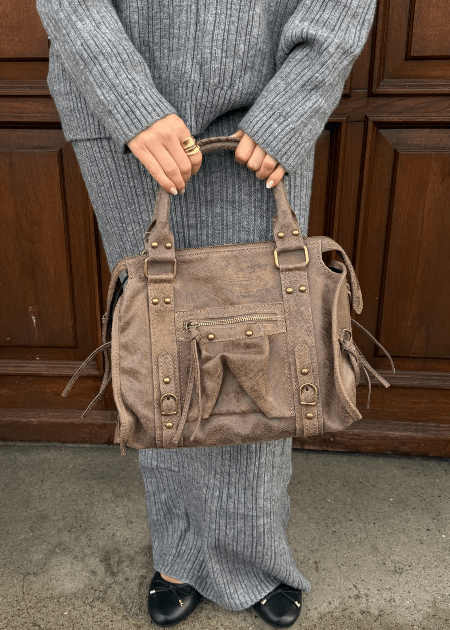 Paris Taske - Brun - ByStenholt.dk