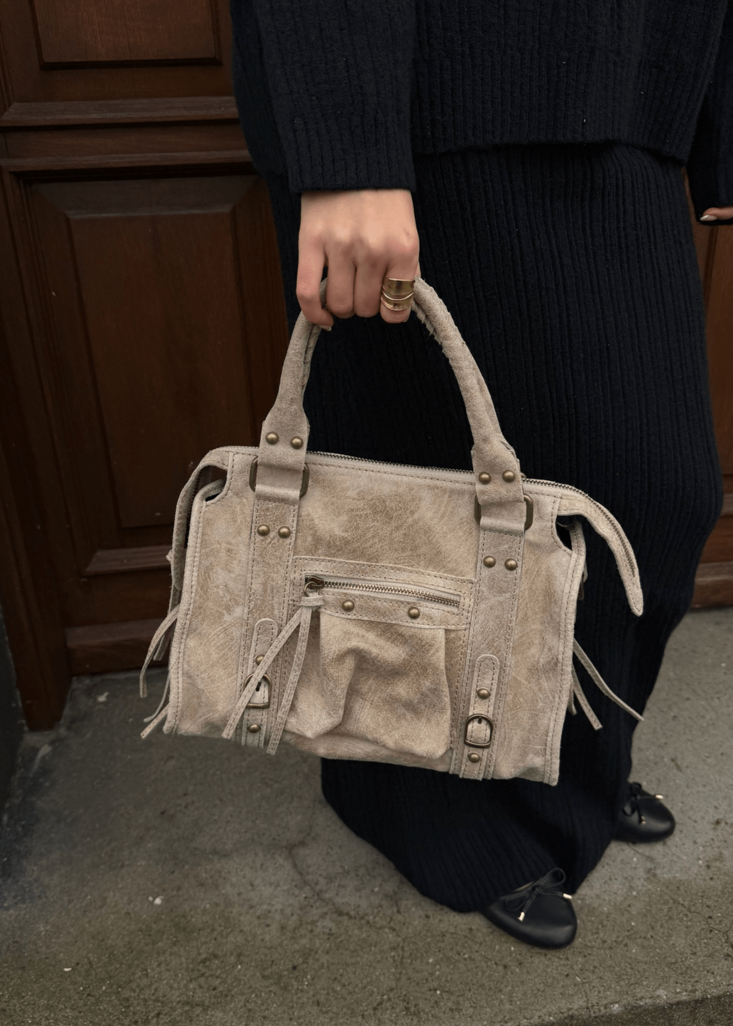 Paris Taske - Taupe - ByStenholt.dk