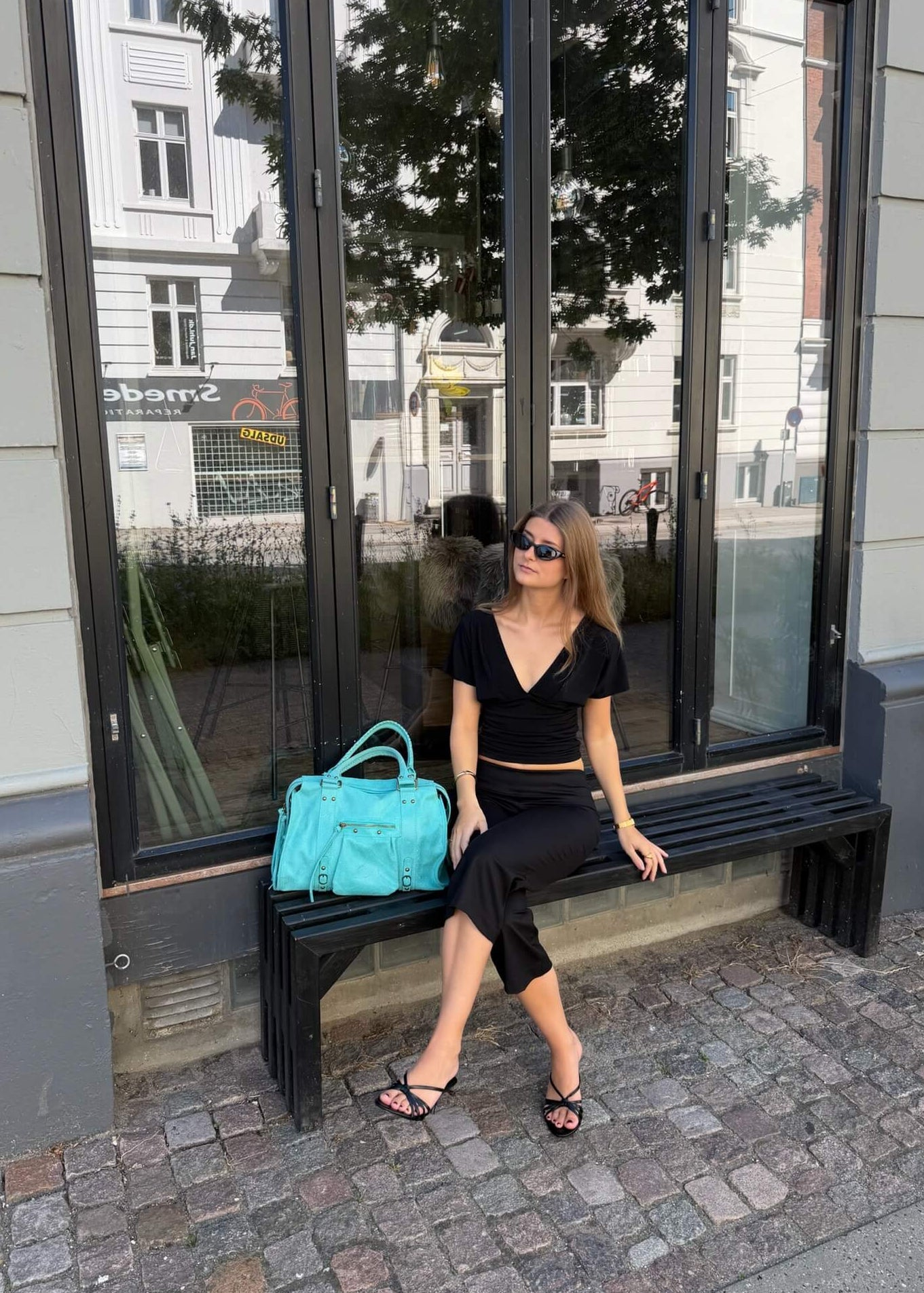 Paris Taske - Turkis - ByStenholt.dk