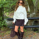 Paula Jakke - Stribet Beige - ByStenholt.dk