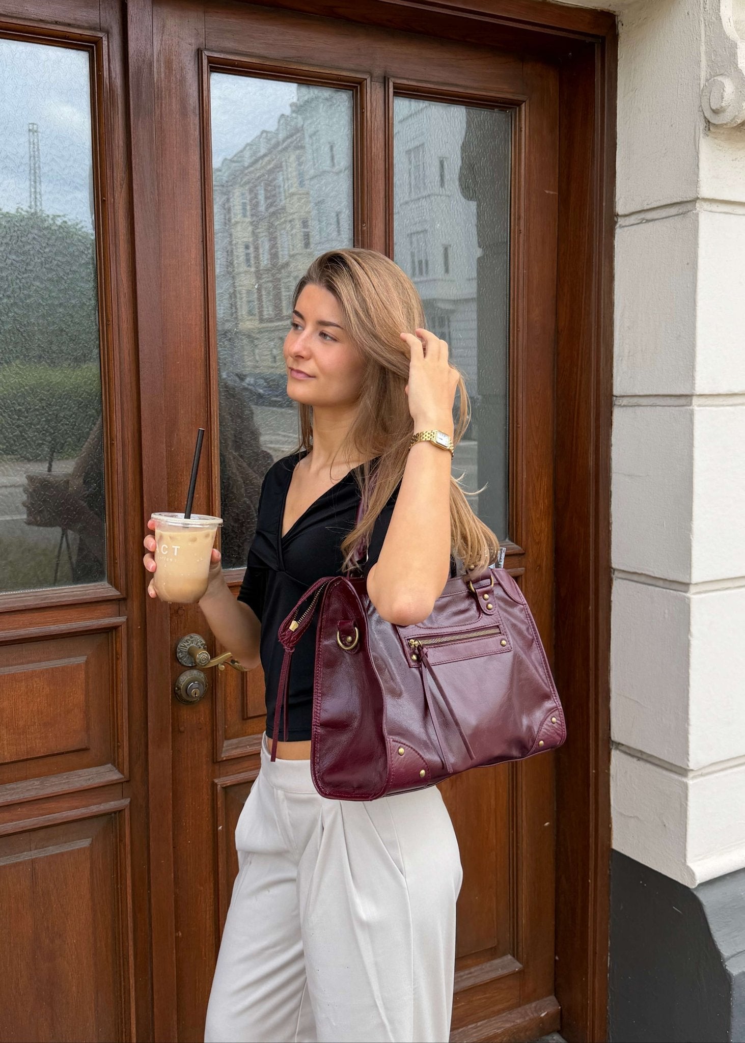 Pisa Taske - Bordeaux - ByStenholt.dk
