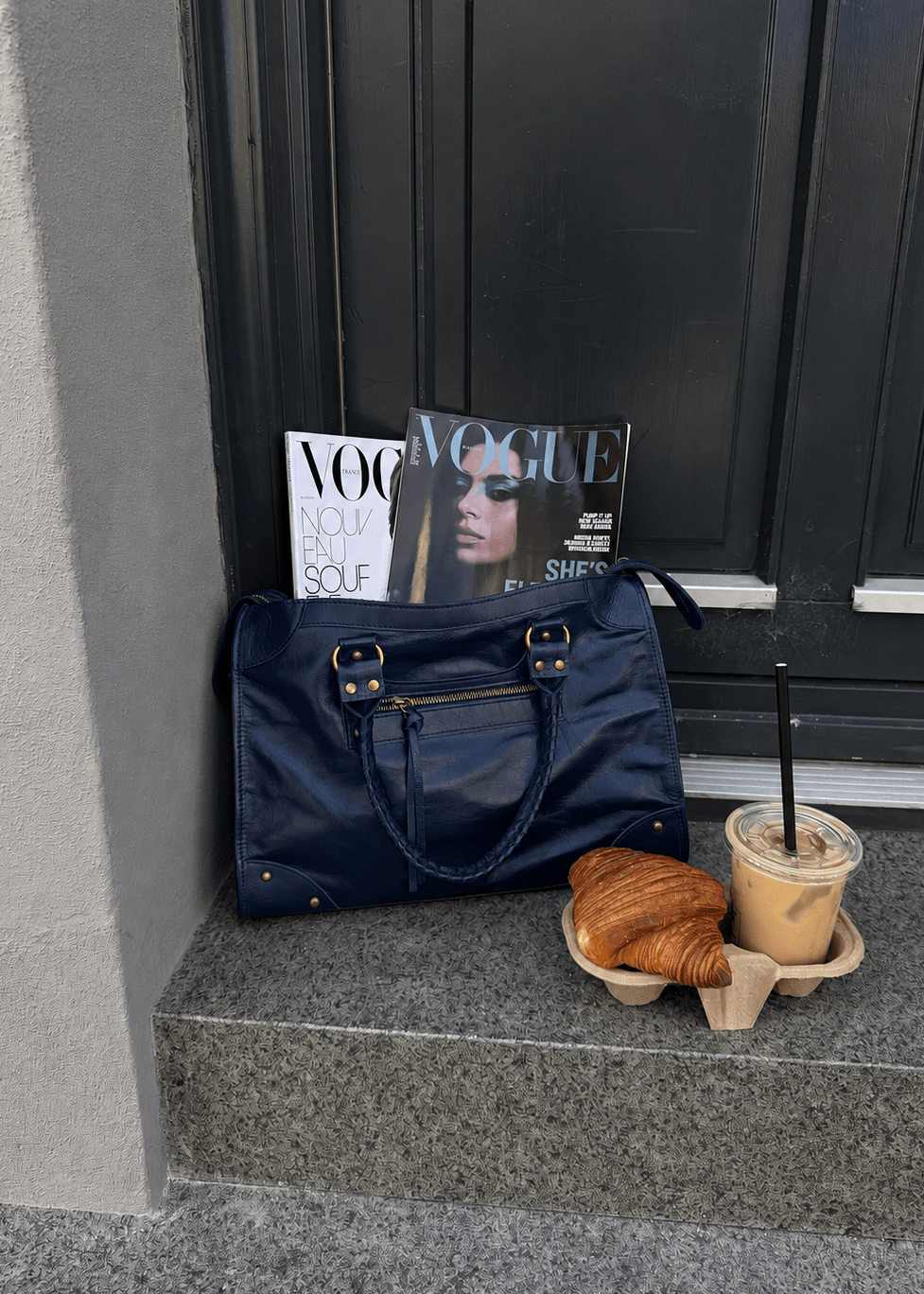 Pisa Taske - Navy - ByStenholt.dk