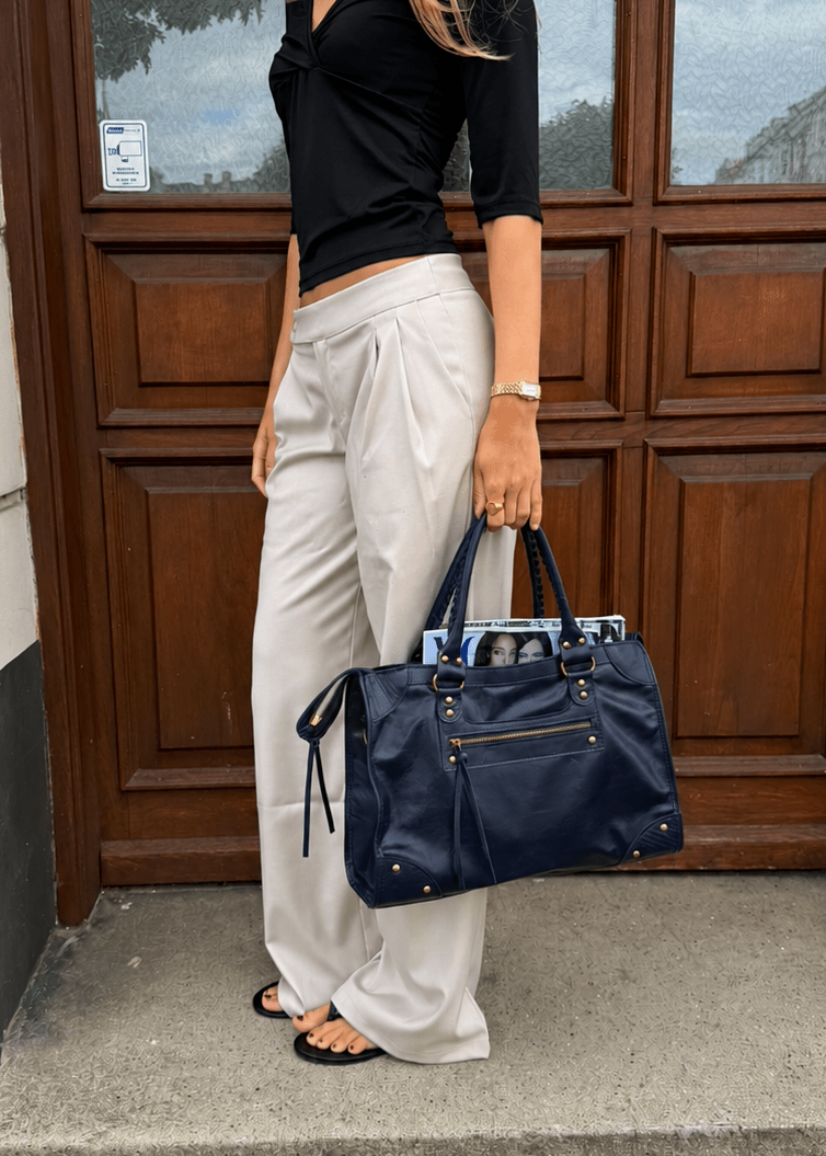 Pisa Taske - Navy - ByStenholt.dk