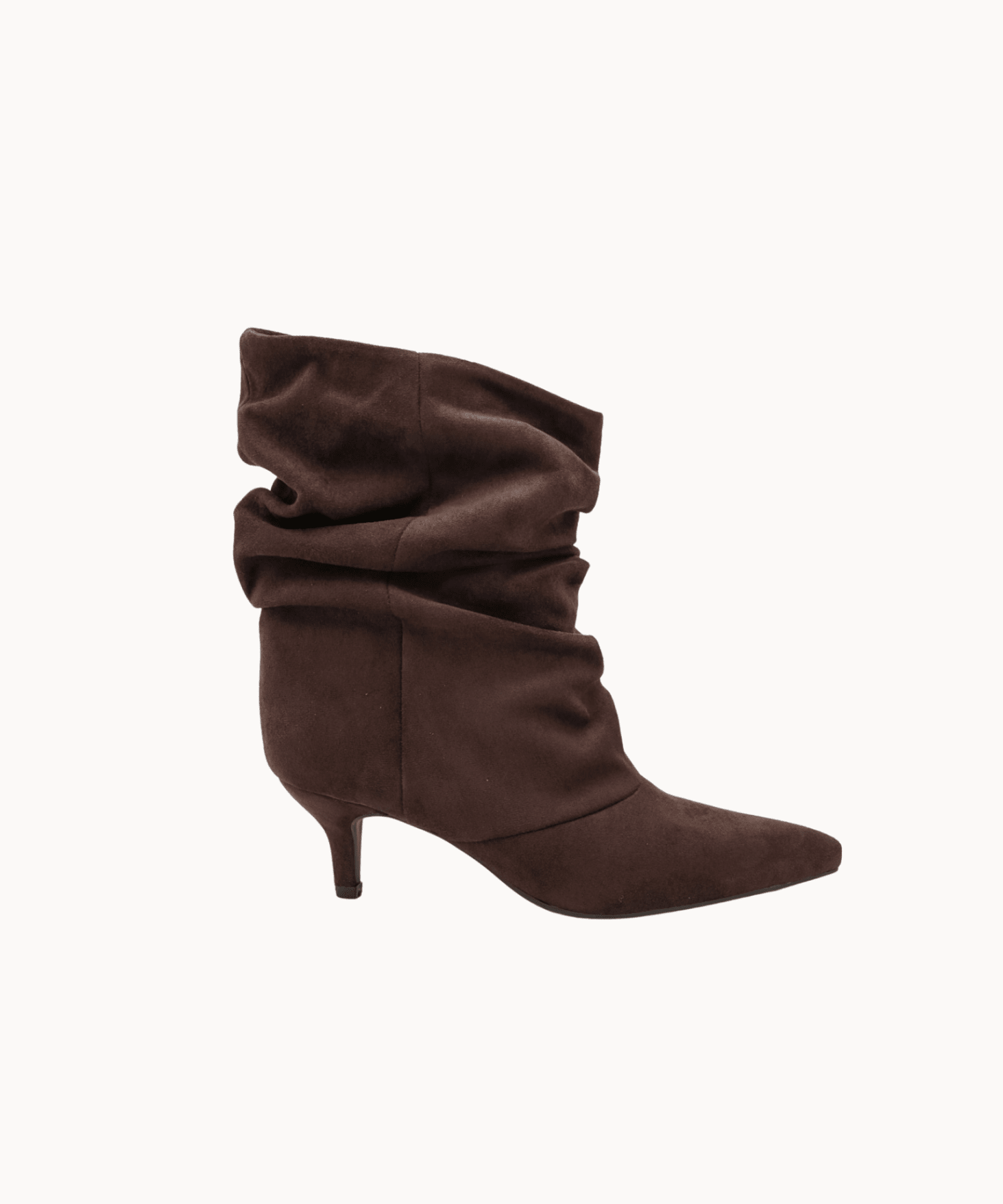 Pleated Ruskind Ankelstøvler - Brun - ByStenholt.dk