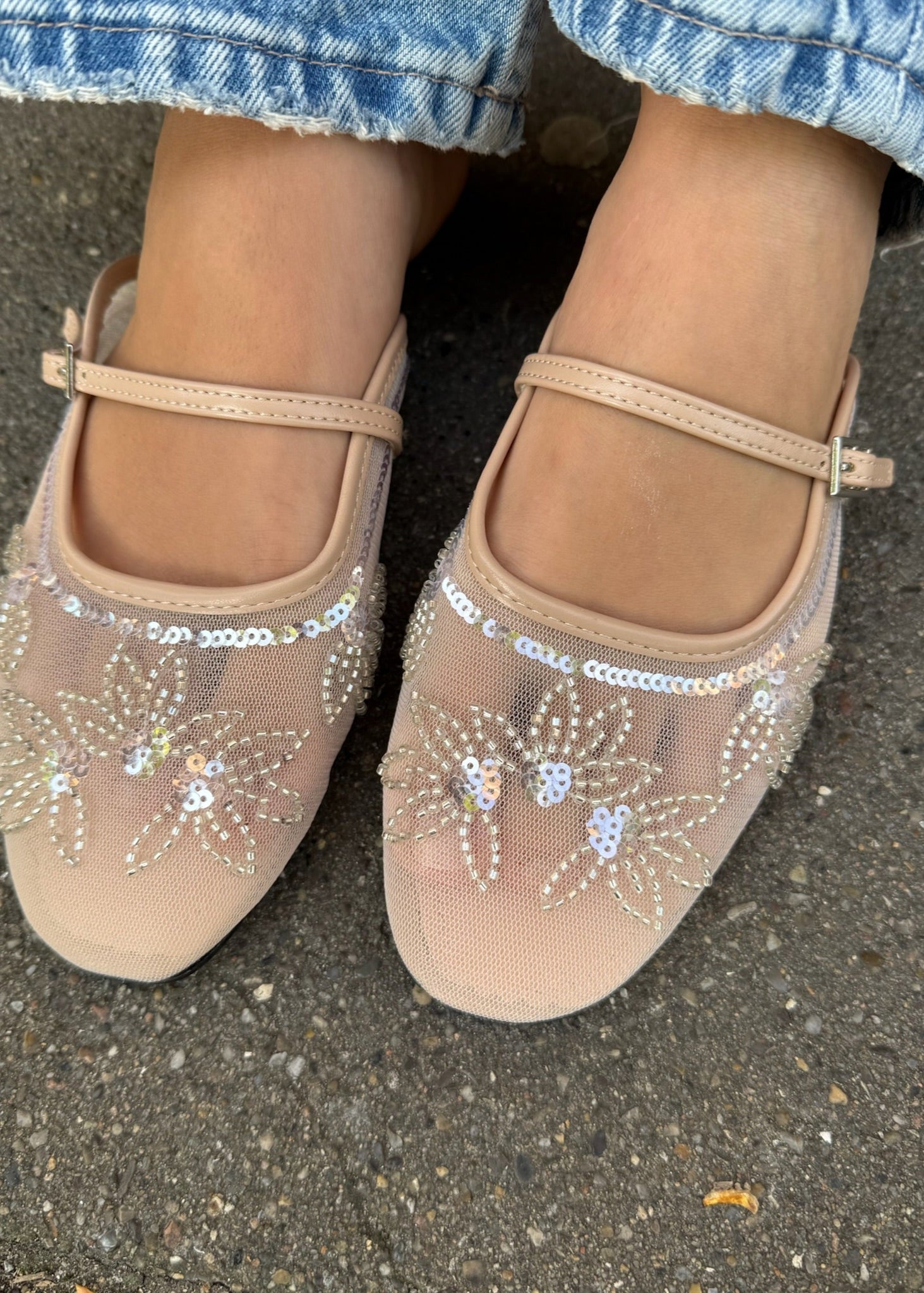 Rhinsten Sandaler - Beige - ByStenholt.dk