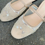 Rhinsten Sandaler - Beige - ByStenholt.dk