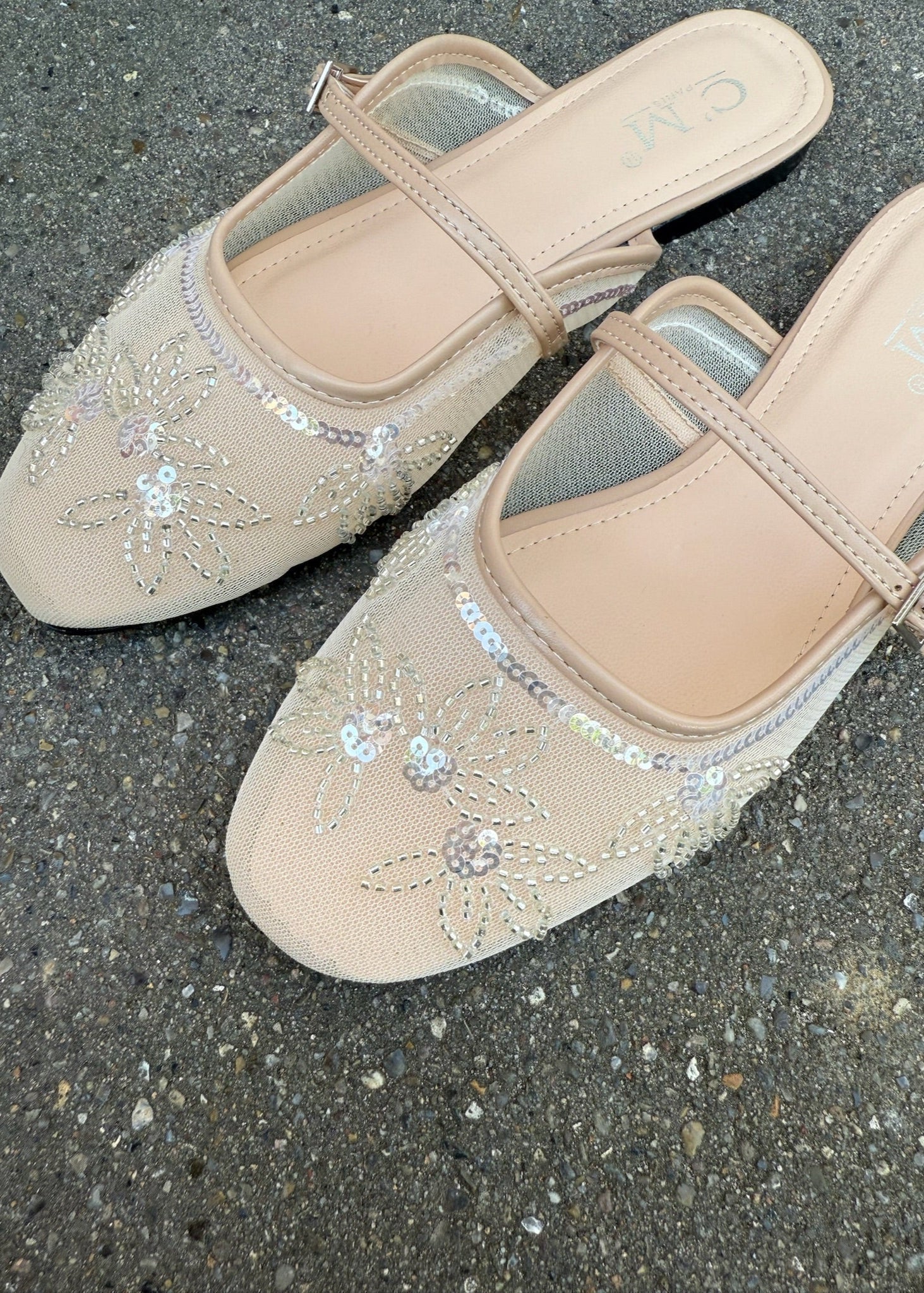 Rhinsten Sandaler - Beige - ByStenholt.dk