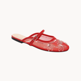 Rhinsten Sandaler - Rød - ByStenholt.dk