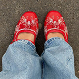 Rhinsten Sandaler - Rød - ByStenholt.dk