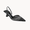 Rhinsten Slingback Pumps - Sort - ByStenholt.dk