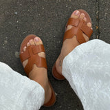 Rie Sandaler - Camel - ByStenholt.dk