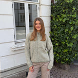 Ronja Zip Cardigan - Khaki - ByStenholt.dk