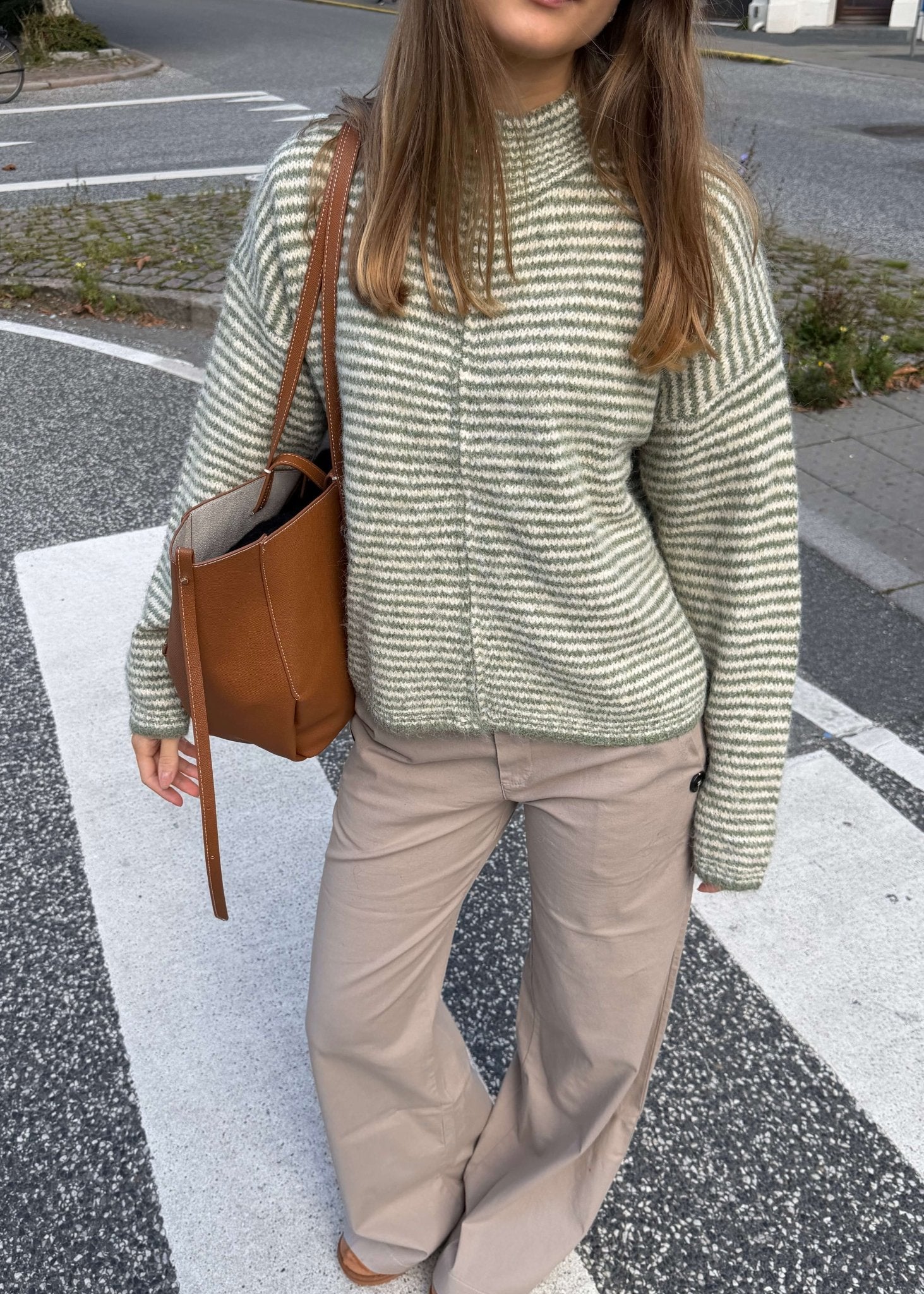 Ronja Zip Cardigan - Khaki - ByStenholt.dk