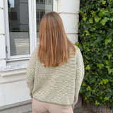 Ronja Zip Cardigan - Khaki - ByStenholt.dk
