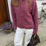 Ronja Zip Cardigan - Lyserød - ByStenholt.dk