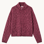 Ronja Zip Cardigan - Lyserød - ByStenholt.dk