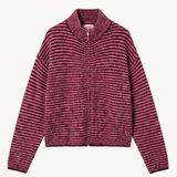Ronja Zip Cardigan - Lyserød - ByStenholt.dk