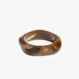 Ruby Chunky Bangle - Mørkebrun - ByStenholt.dk