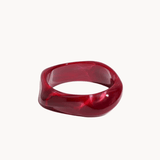 Ruby Chunky Bangle - Rød - ByStenholt.dk
