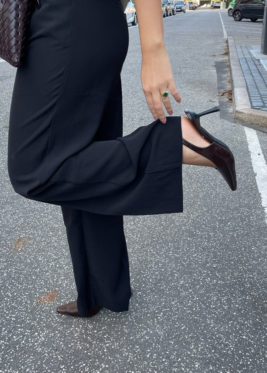 Serena Slingback Pumps - Mørkebrun - ByStenholt.dk