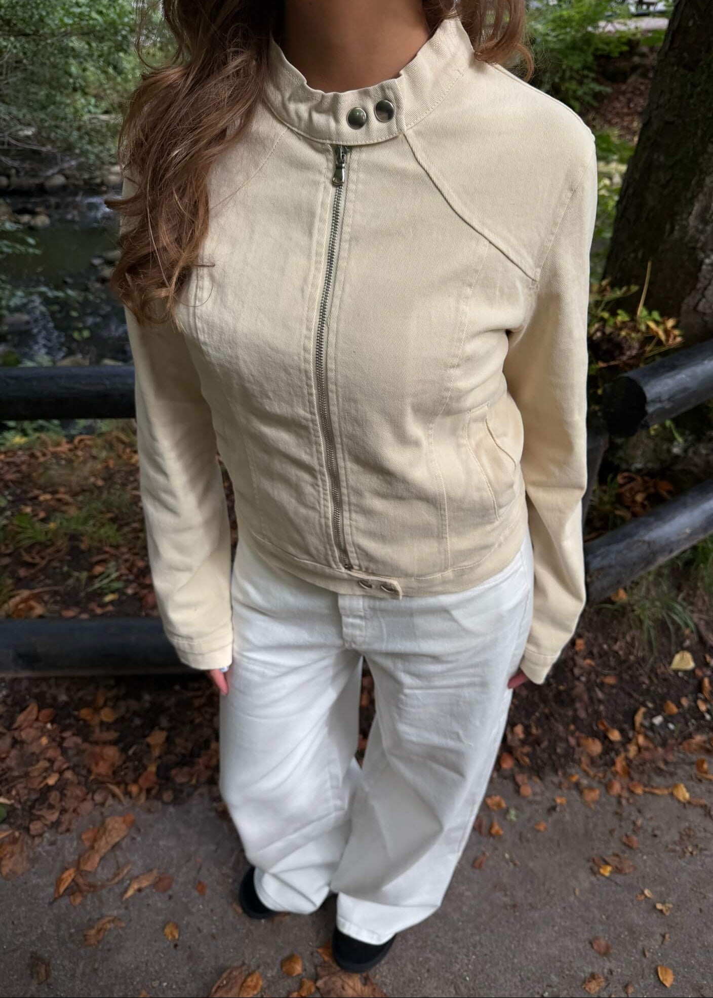 Sia Fitted Jakke - Beige - ByStenholt.dk