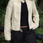 Sia Fitted Jakke - Beige - ByStenholt.dk