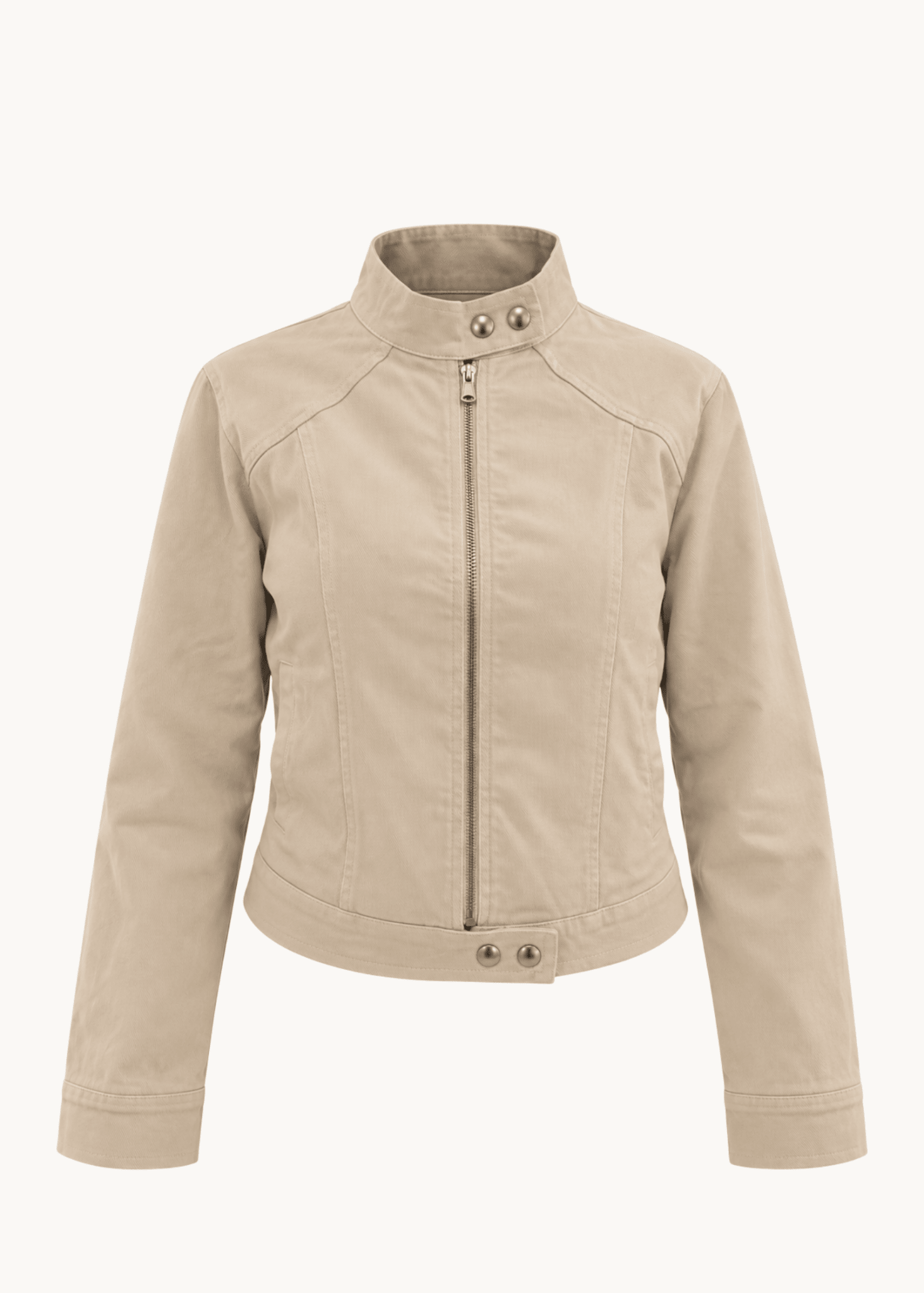Sia Fitted Jakke - Beige - ByStenholt.dk
