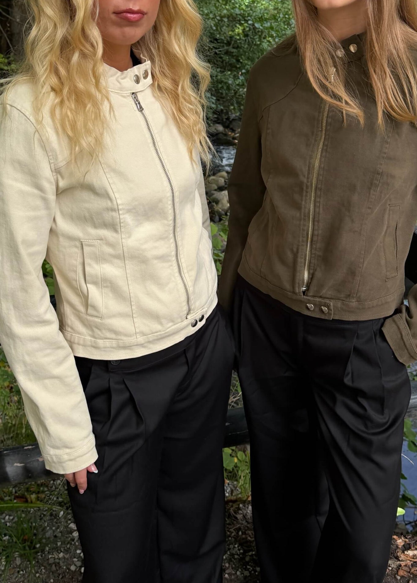 Sia Fitted Jakke - Mørkegrøn - ByStenholt.dk