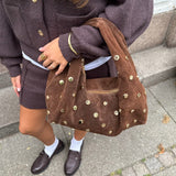 Siena Taske Med Nitter - Brun