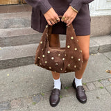 Siena Taske Med Nitter - Brun