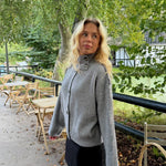 Sienna Strik Cardigan - Grå - ByStenholt.dk