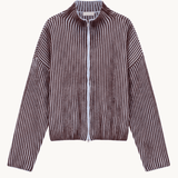 Sigrid Zip Cardigan - Lyseblå - ByStenholt.dk