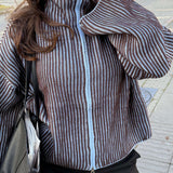Sigrid Zip Cardigan - Lyseblå - ByStenholt.dk