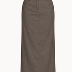 Sira Maxi Nederdel - Mørkebrun - ByStenholt.dk