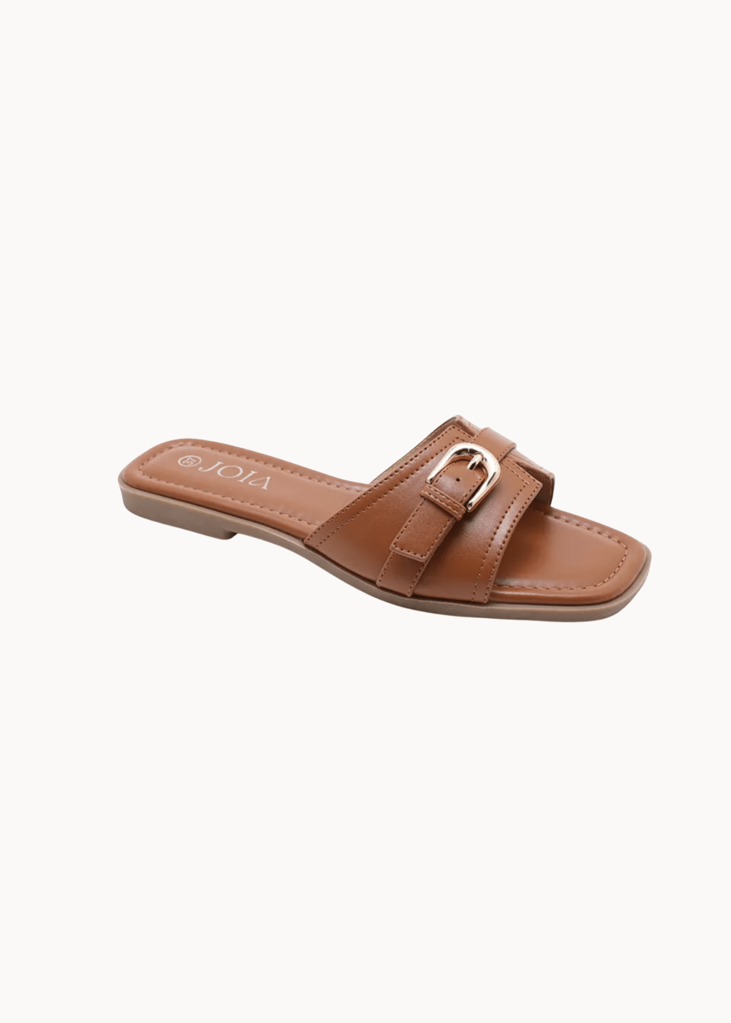Siv Spænde Sandal - Camel - ByStenholt.dk