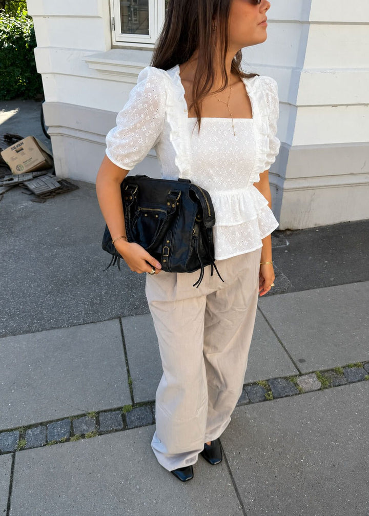 Sommer Bluse - Hvid - ByStenholt.dk