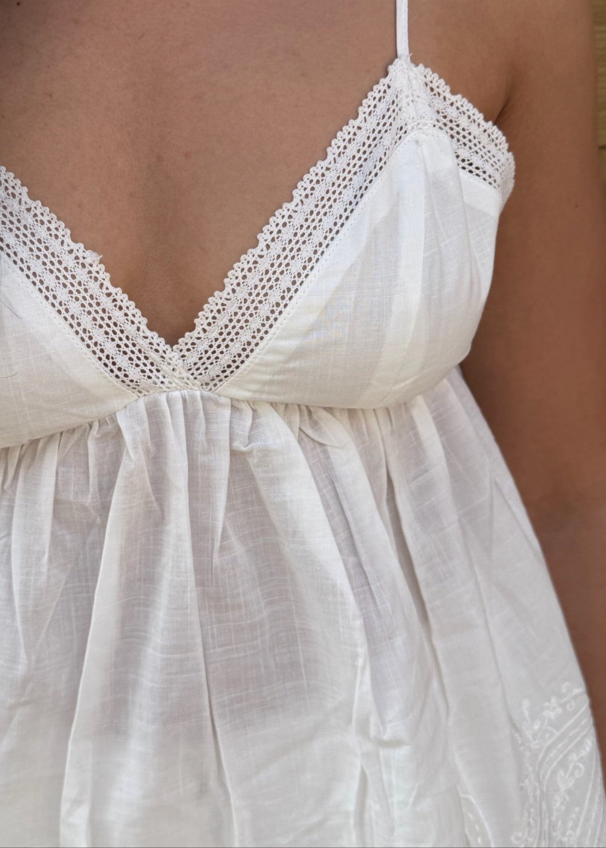 Sophia Top - Hvid - ByStenholt.dk