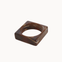 Square Chunky Bangle - Brun - ByStenholt.dk