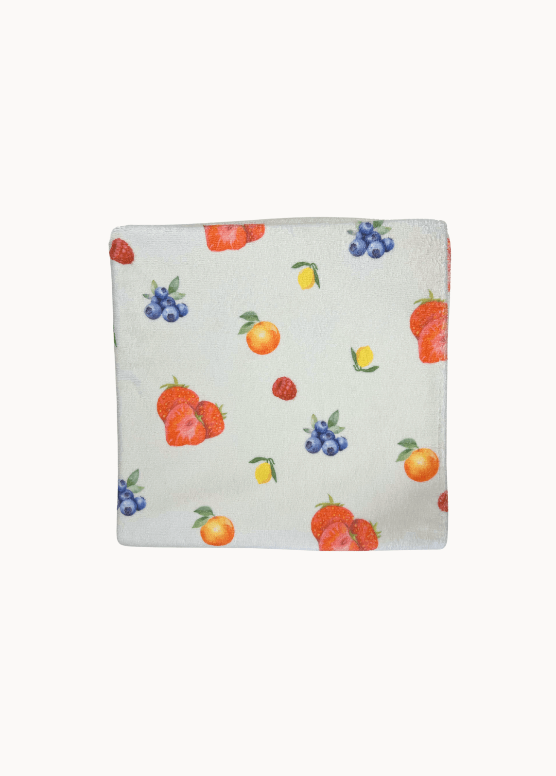 Strandhåndklæde - Frugter - ByStenholt.dk