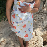 Strandhåndklæde - Frugter - ByStenholt.dk