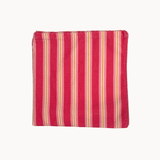 Strandhåndklæde - Stribet Lyserød - ByStenholt.dk