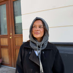 Strikket Balaclava - Grå - ByStenholt.dk